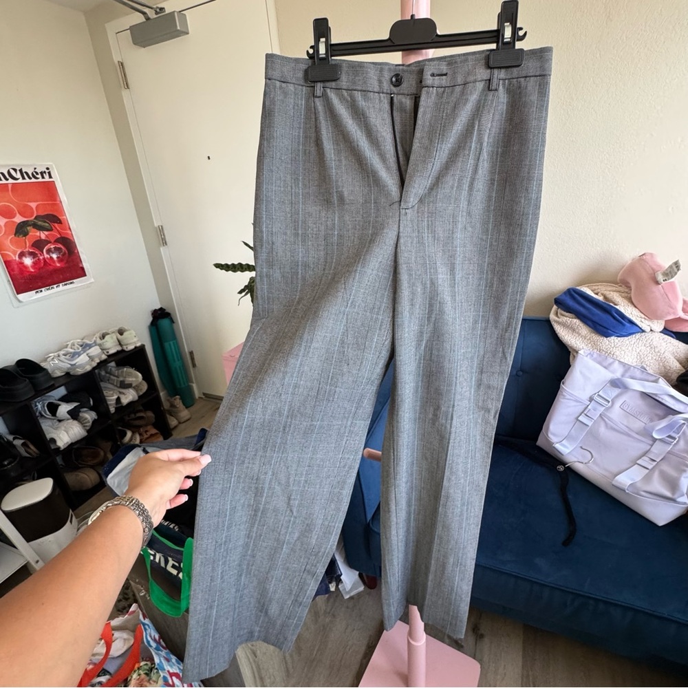 Rafaella Gray Pinstripe Petite Dress Pants